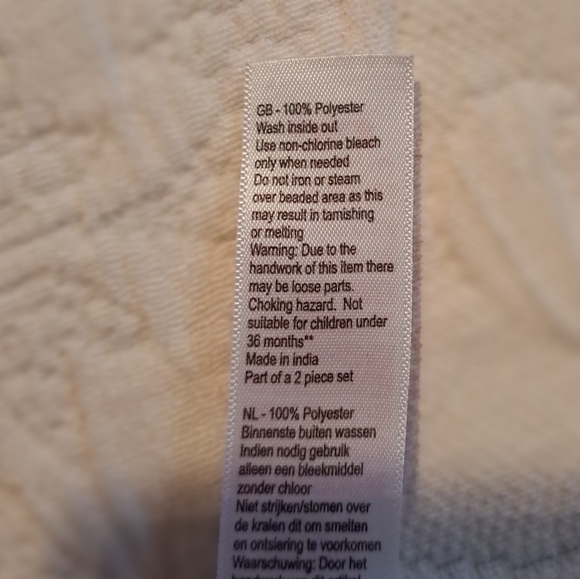 Monsoon girls size 11-12 years pink & lime tunic gems on top sequins on bottom - Picture 7 of 7